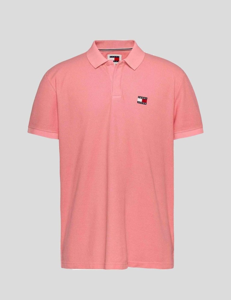 T-shirt TOMMY JEANS gd cattivo polo rosa